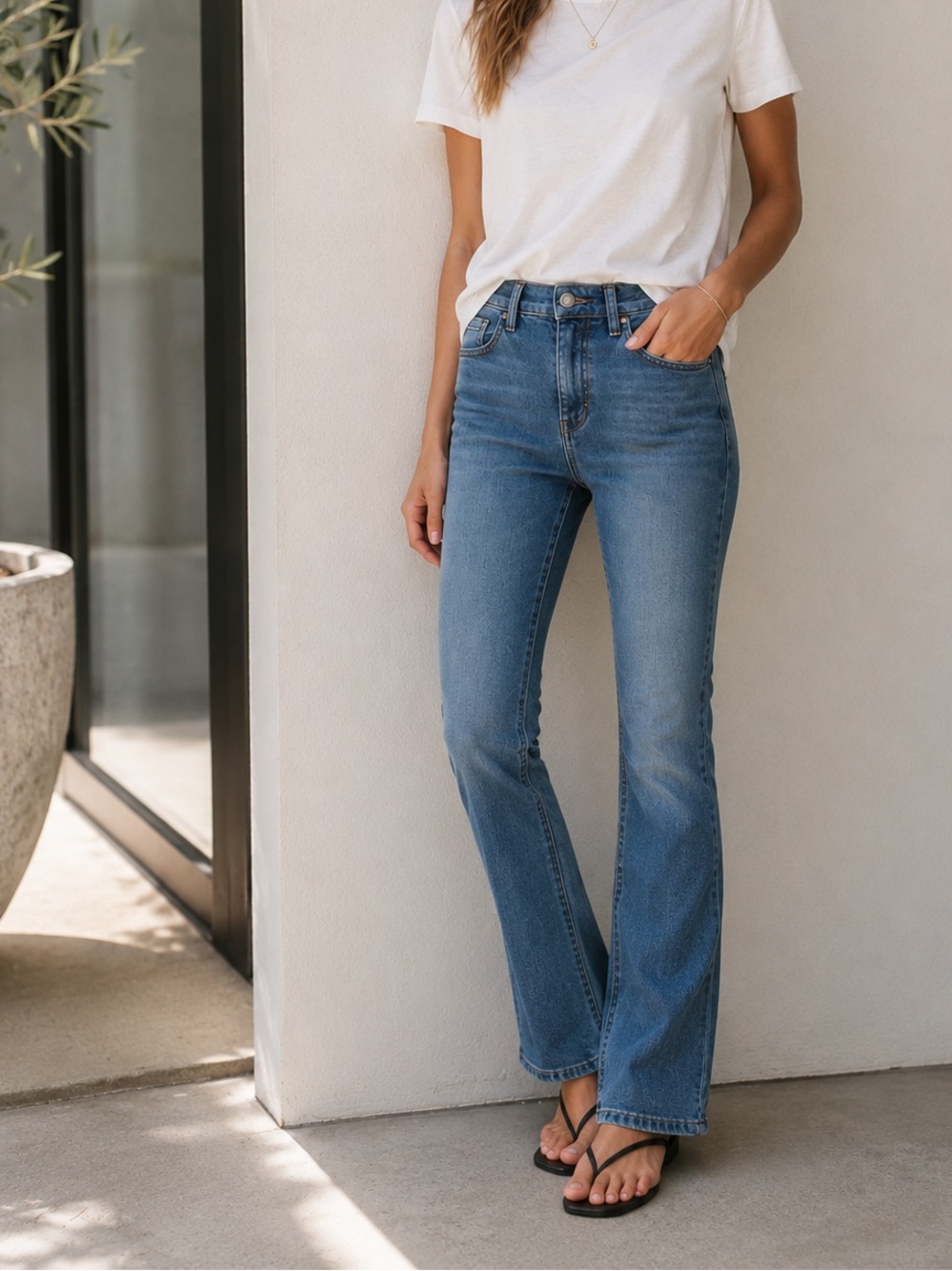 Current/Elliott Boulevard Bootcut Jeans Vista Wash Size 25